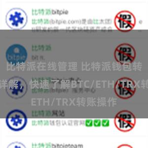 比特派在线管理 比特派钱包转账教程详解，快速了解BTC/ETH/TRX转账操作