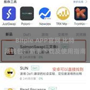 Bitpie APP官网 比特派钱包：新手下载及使用指南