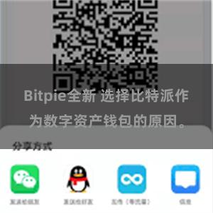 Bitpie全新 选择比特派作为数字资产钱包的原因。