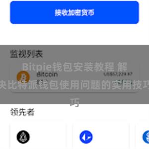 Bitpie钱包安装教程 解决比特派钱包使用问题的实用技巧