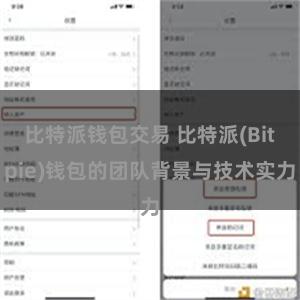 比特派钱包交易 比特派(Bitpie)钱包的团队背景与技术实力